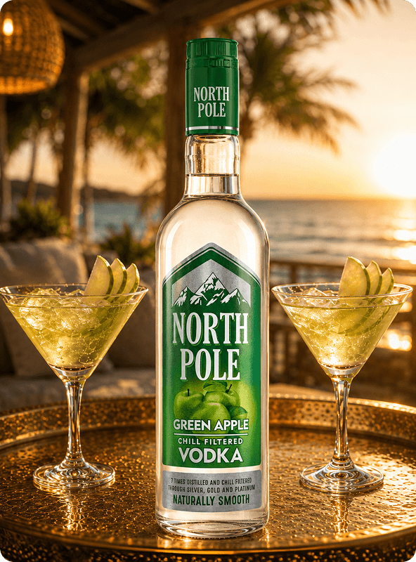 North Pole Green Apple Vodka
