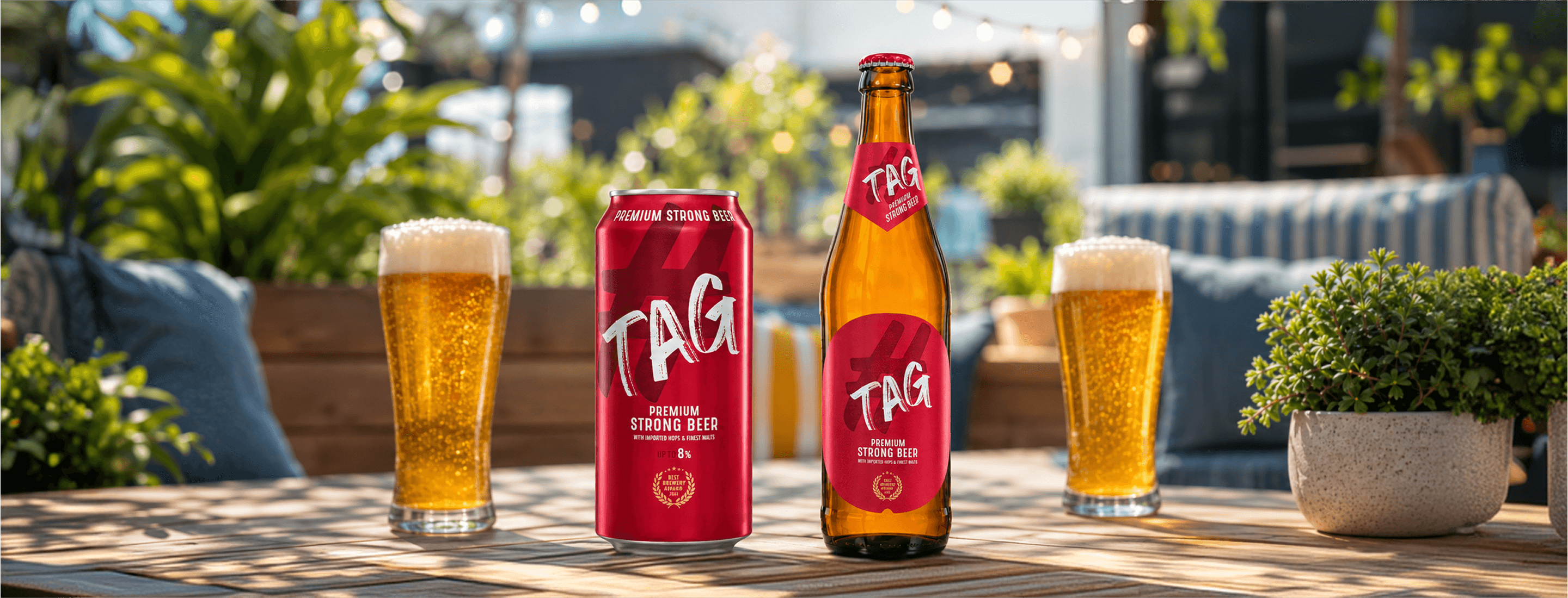 Tag Strong Beer