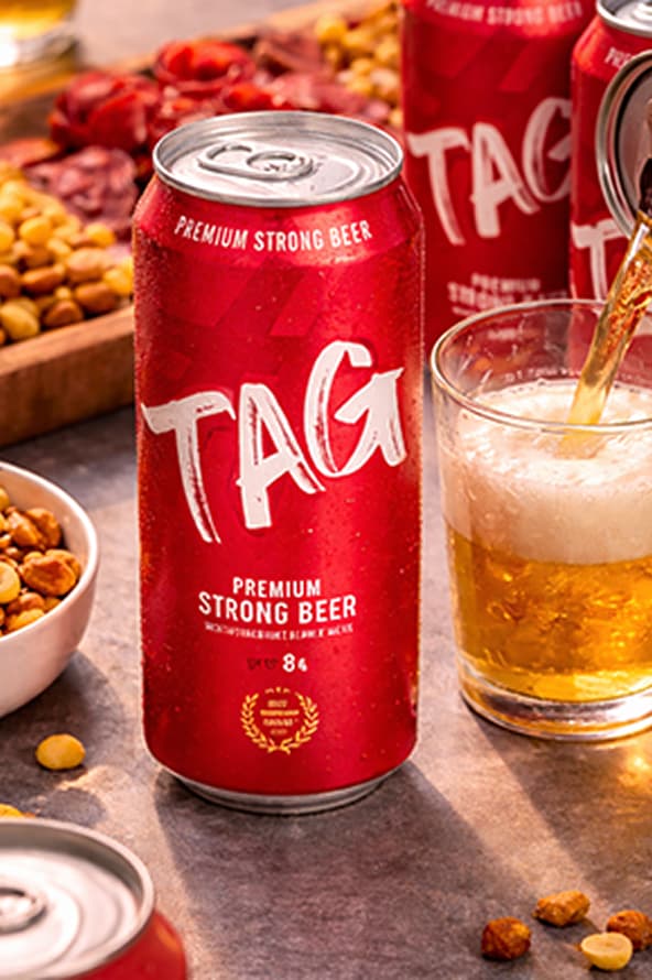 Tag Strong Beer